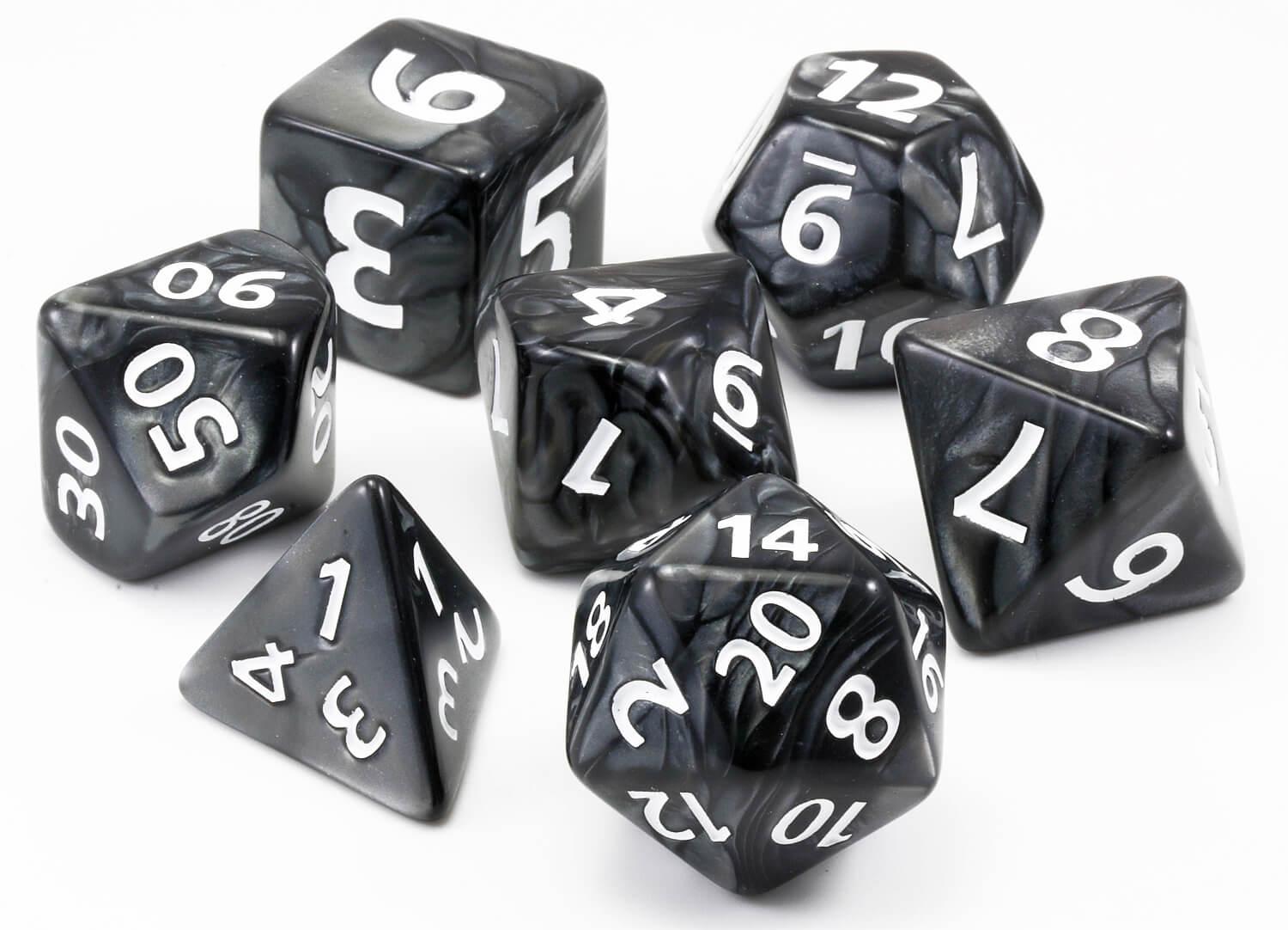 Giant RPG dice Black