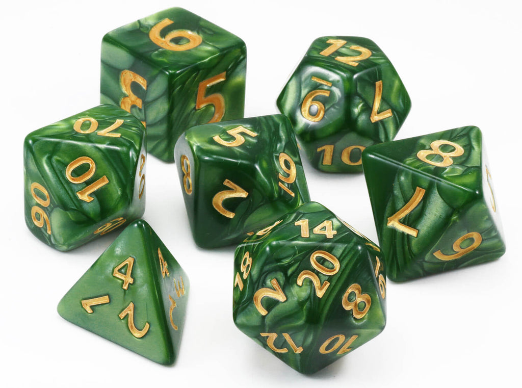 Giant RPG dice green