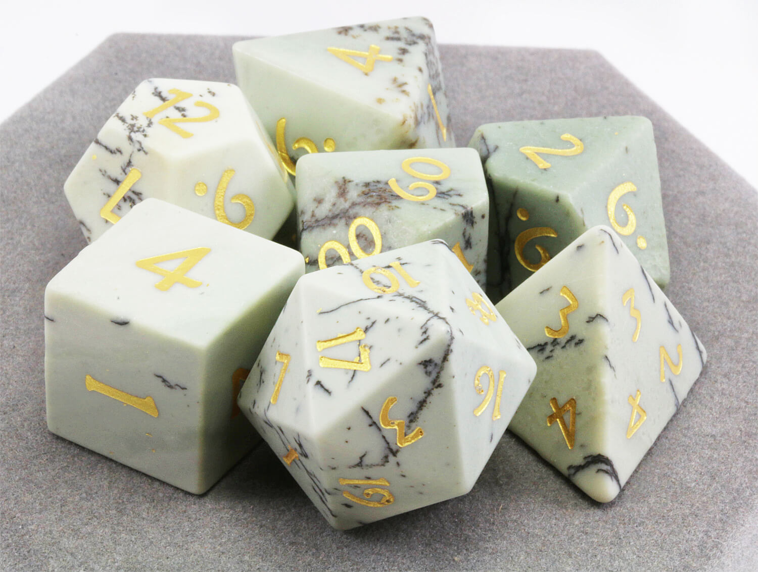 Painted Jasper RPG Dice 2