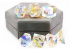 Dichroic Glass Dice Rainbow 3