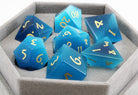 Blue Cat's Eye Dice