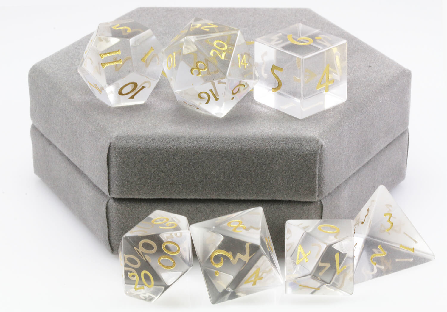 Glass D&D Dice 3