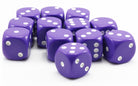 Opaque Purple Dice 3