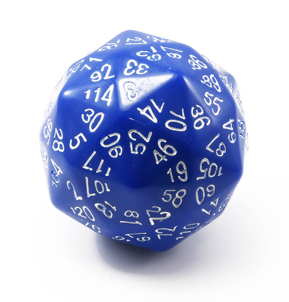 The Dice Lab d120 Blue