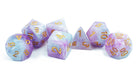 Shadowstone D&D Dice purple blue