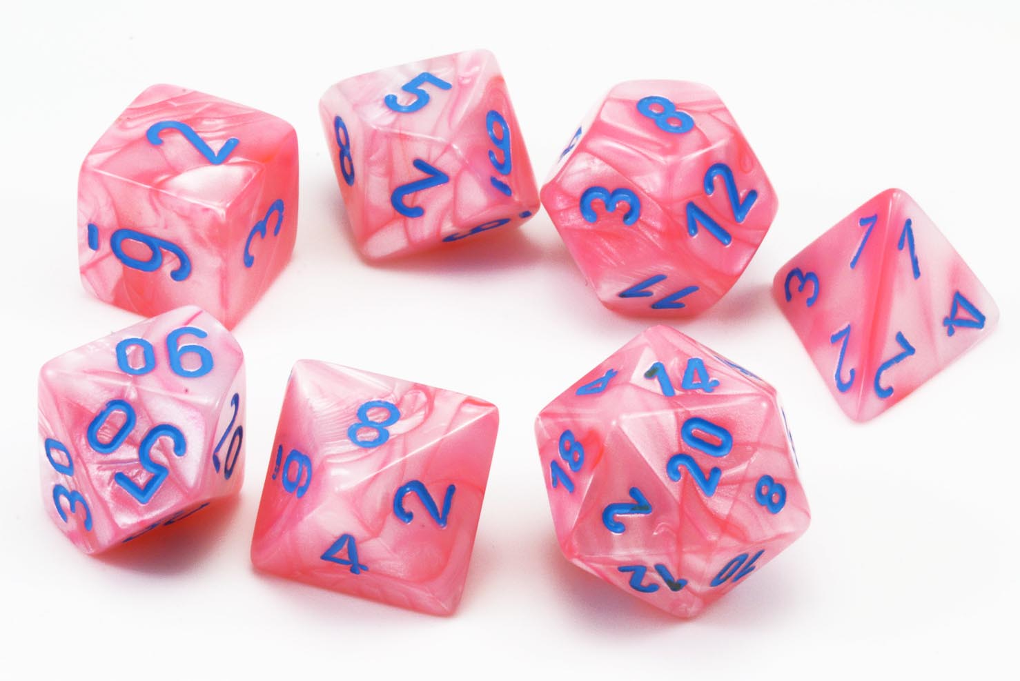 Chessex Lab Dice Lustrous Pink