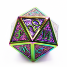 Dragon Magic 2 giant d20 metal dice by dark elf dice