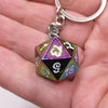 D20 Keychain Rainbow Video