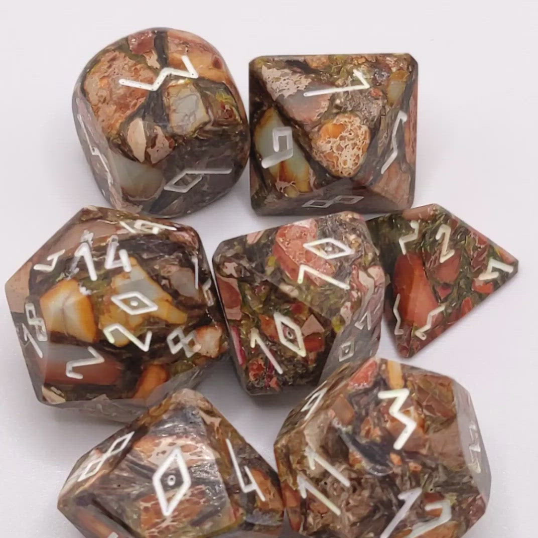 Bronzite TTRPG Dice Video