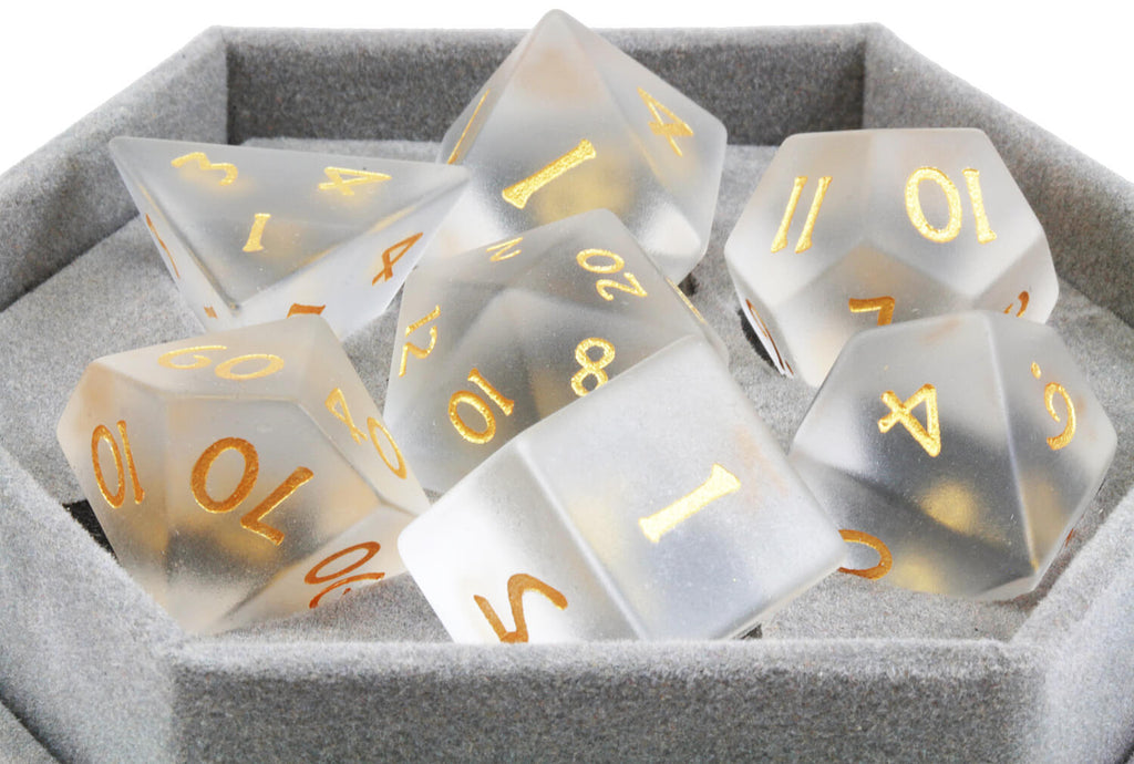Frosted Glass Dice