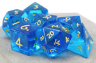 Blue Glass Dice