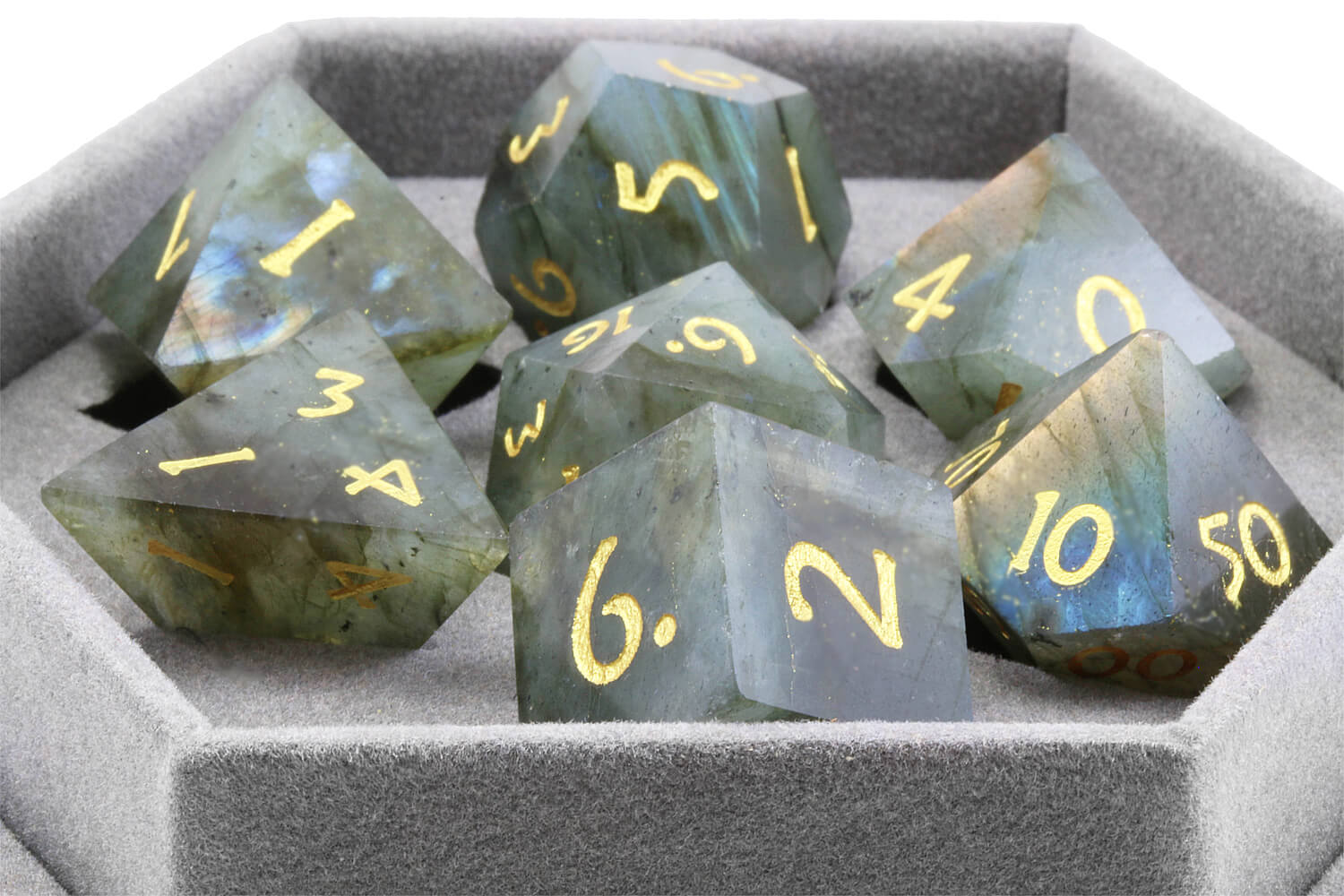 labradorite dice for dnd