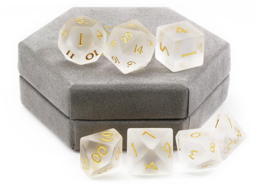 Frosted DnD Dice