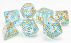 Star Dice Blue Glitter