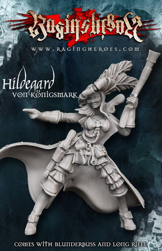 Hildegard von Königsmark TTRPG Miniature