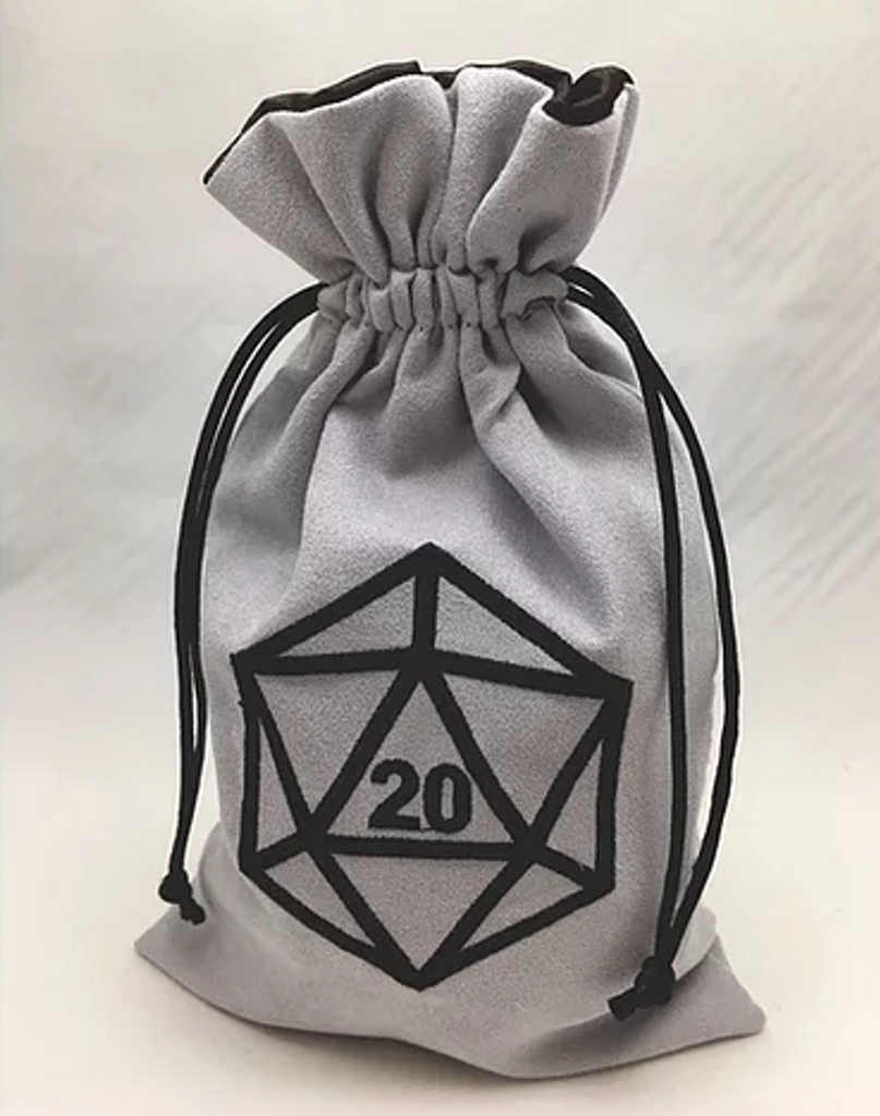 D20 dice bag for dnd dice