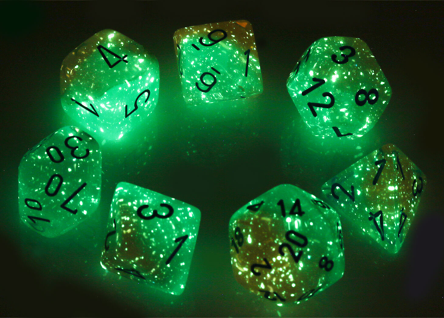 Chessex Lab Dice III Glow