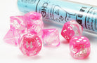 Chessex Lab Dice Series IV Gemini Clear Pink