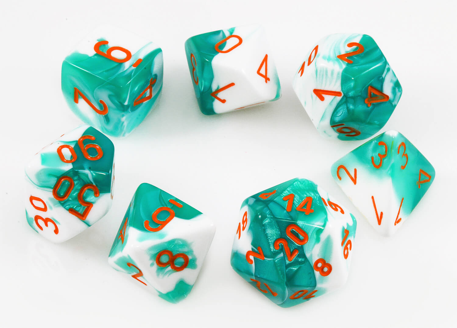 Chessex Lab Dice III Mint Green