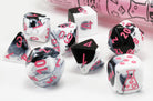 Chessex Lab Dice Series IV Gemini Black White 2