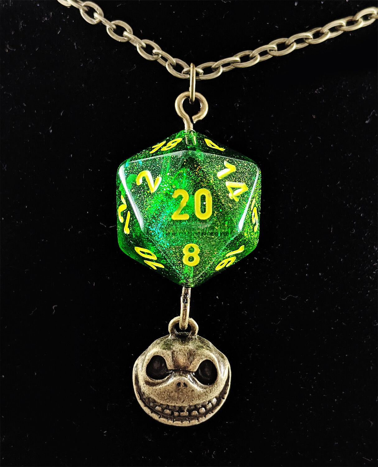 Borealis Maple d20 Necklace