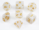 Pearl White D&D Dice