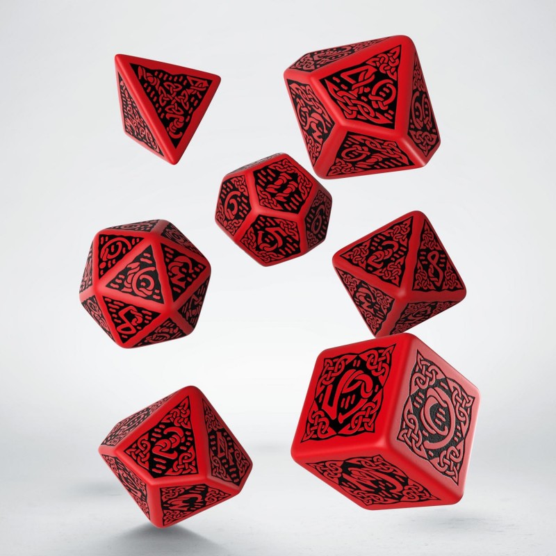 Celtic dice red