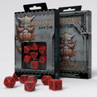 Q-workshop Dwarven dice red