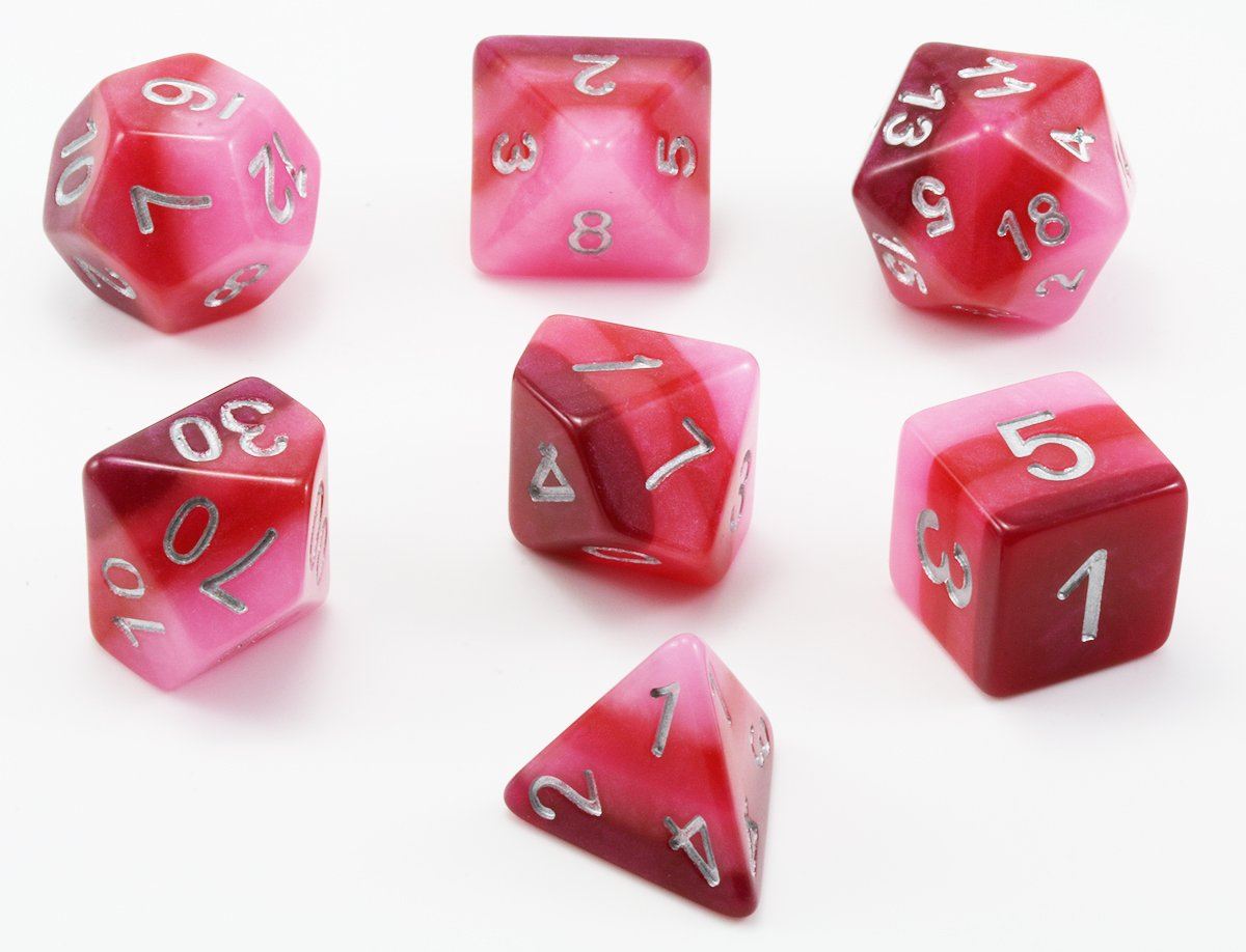 D&D Dice Red