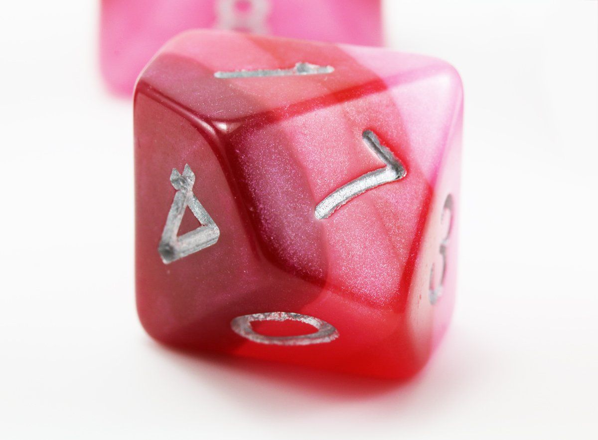 Red d10 Dice