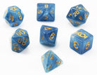 D&D Dice Jade Blue