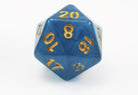 Jade Blue d20 dice