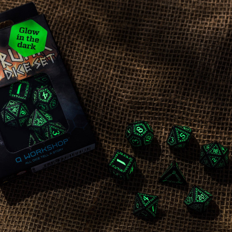 Runic Dice Glow In The Dark 3