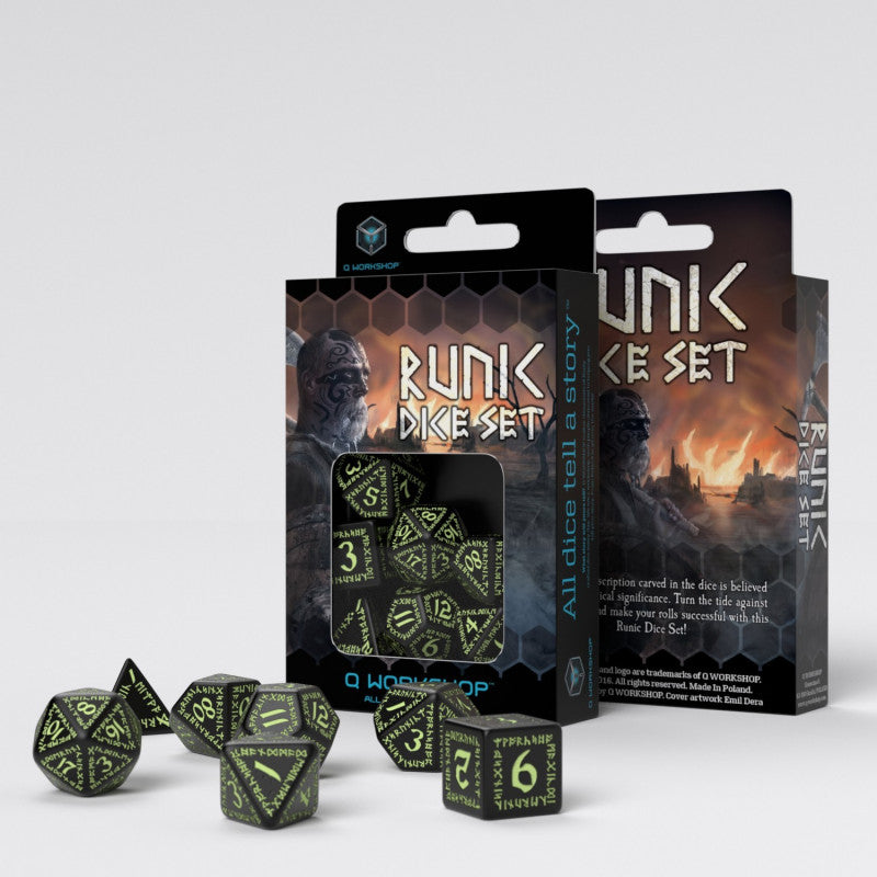 Runic Dice Glow In The Dark 2