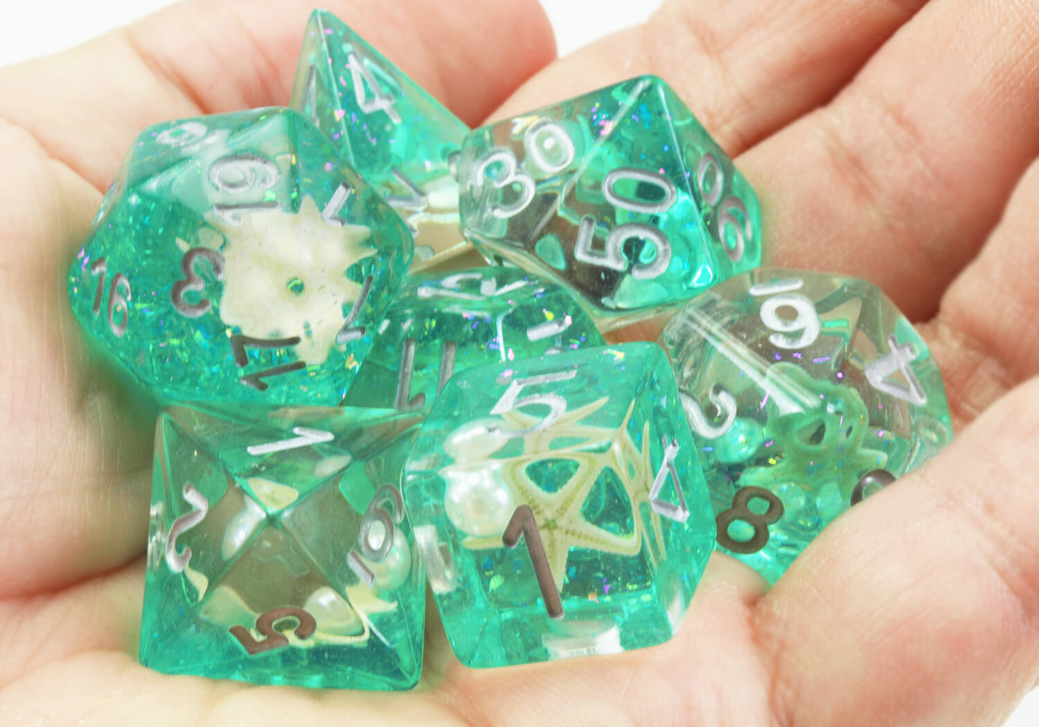 Starfish Dice RPG Green 4