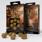 Steampunk Dice Brown Q-workshop