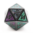 The Heretic Giant Metal D20 by Dark Elf Dice