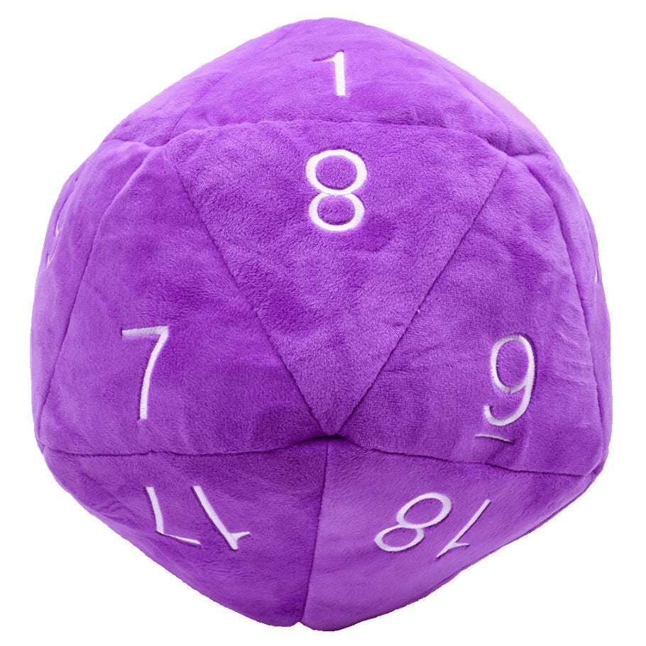 Jumbo Plush d20 Purple