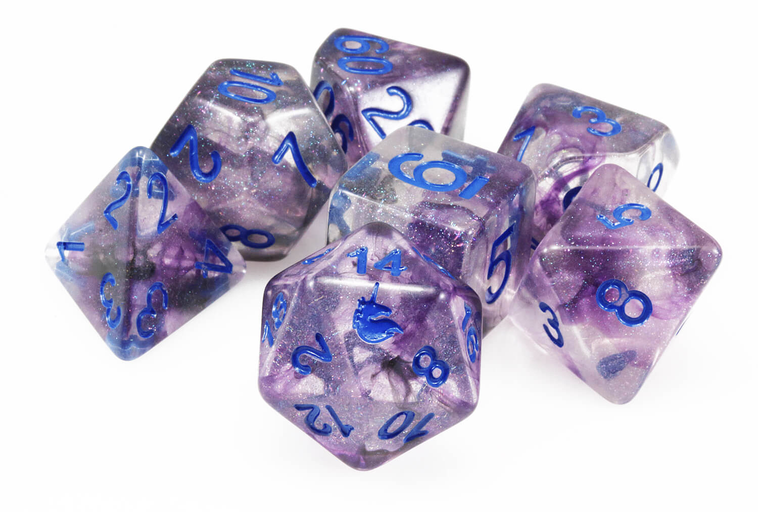 Unicorn D&D Dice Stellar Storm