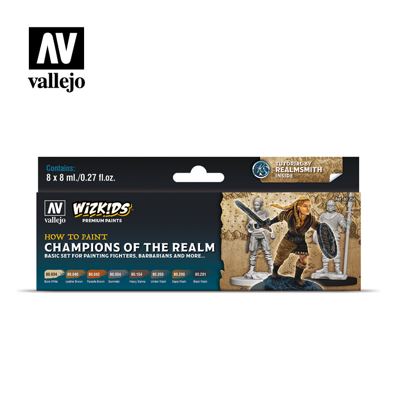 Vallejo Paint Set Champions Of The Realm