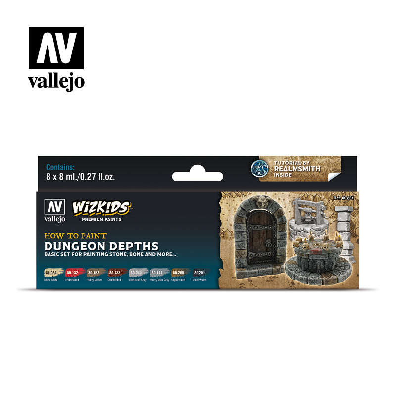 Vallejo Paint Set Dungeon Depths