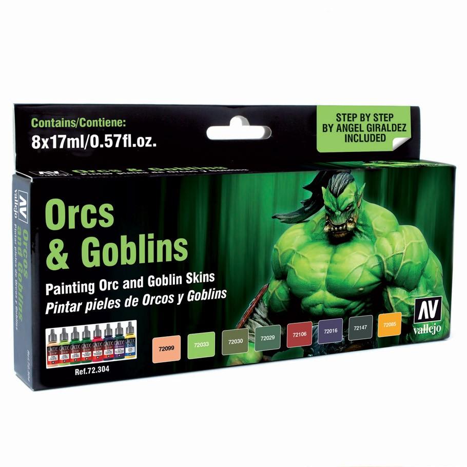 Vallejo Orcs And Goblins Paint Set, (8 Game Colors And Guide) – Dark Elf  Dice