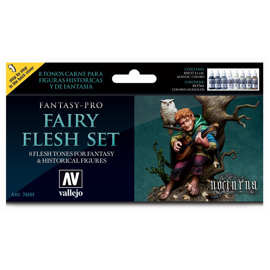 Vallejo Fantasy Pro: Fairy Flesh Paint Set
