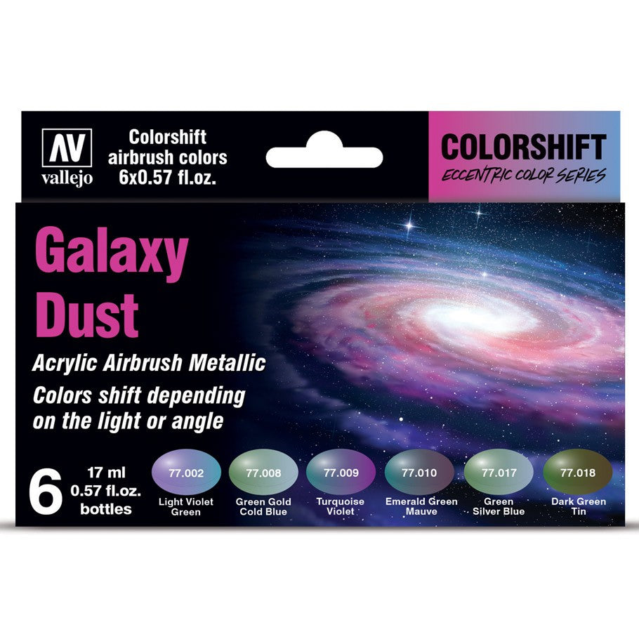Vallejo Colorshift Paint Set Galaxy Dust