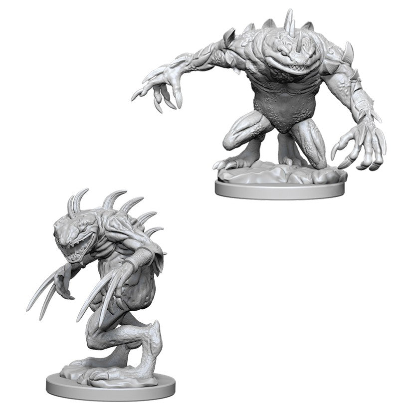 Dungeons & Dragons Miniatures Grey Slaad and Death Slaad